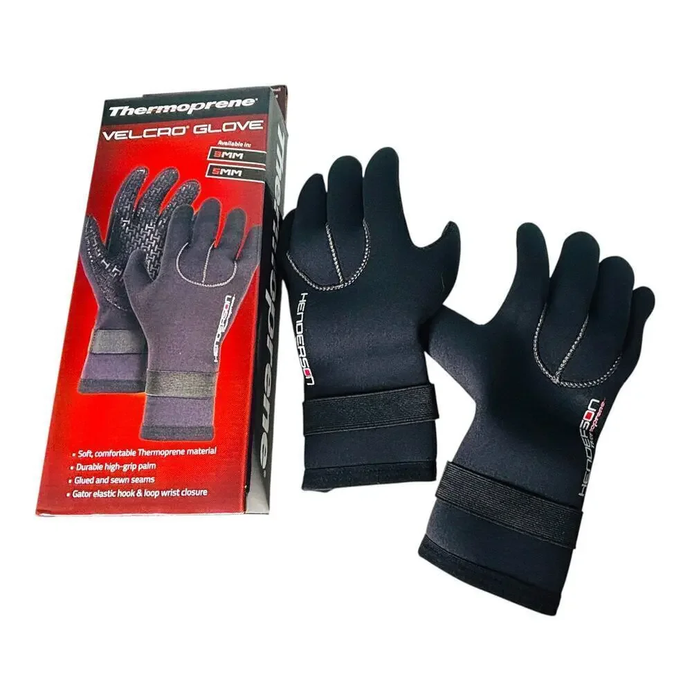 Henderson Thermoprene Scuba Gloves 5mm Black Size Medium